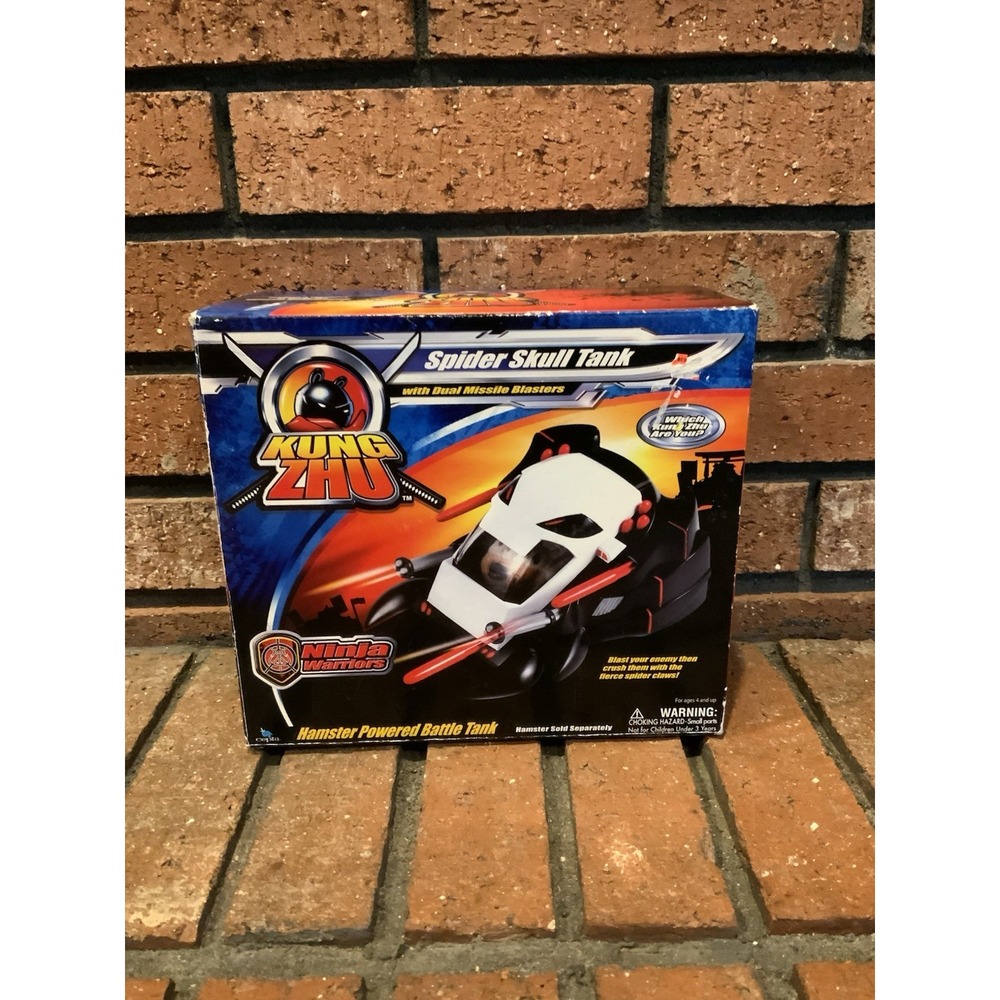 Kung Zhu Spider Skull Tank Hamster Zhu Zhu Pet Vehicle Battle Tank 2010
